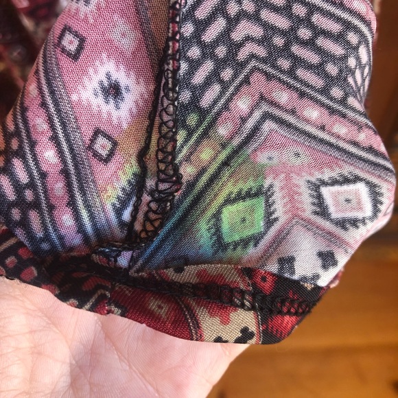 NWT Perceptions Belted Babydoll Sleeveless Dress - Picture 9 of 9